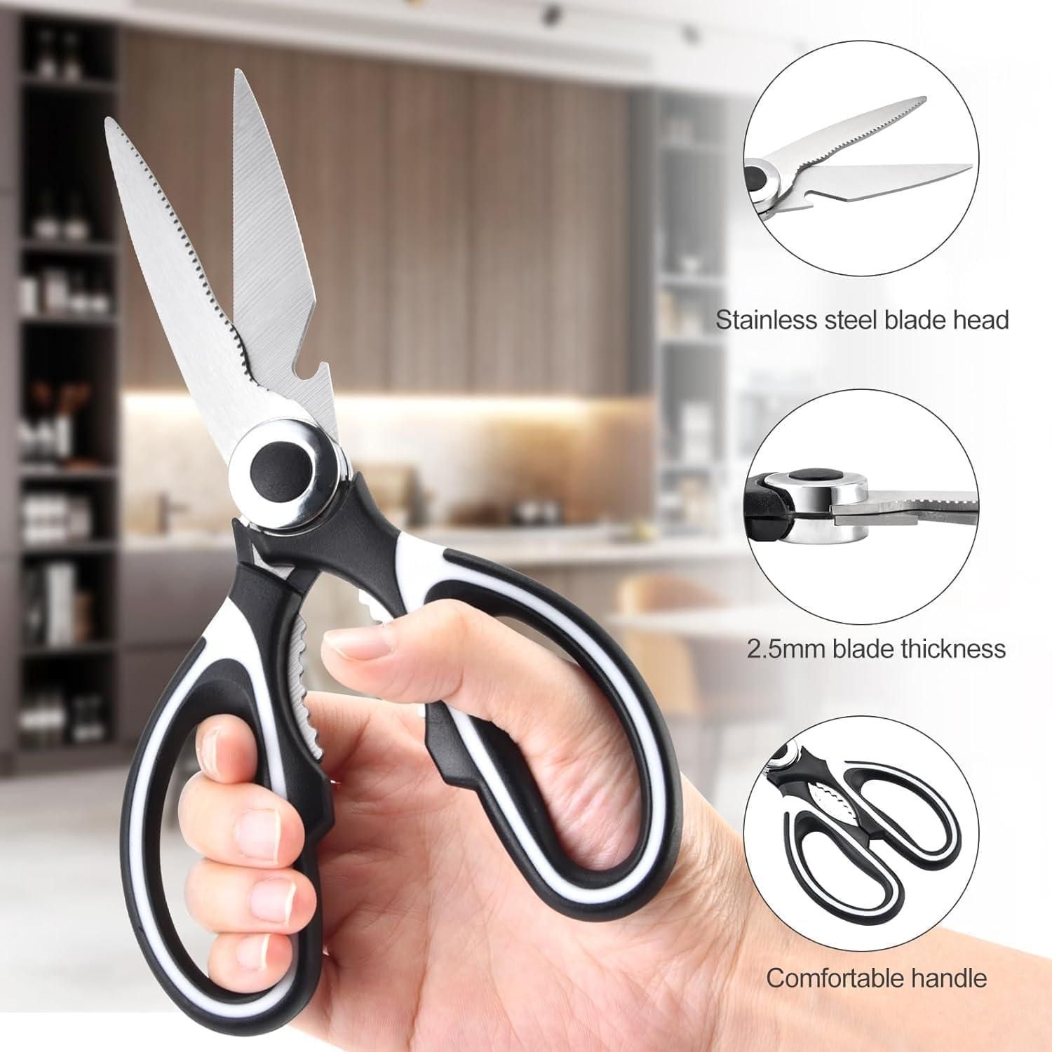 Heavy-Duty Multifunction Kitchen Scissors