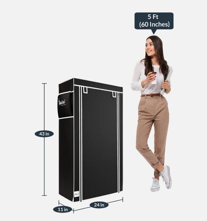 Multipurpose portable storage wardrobe