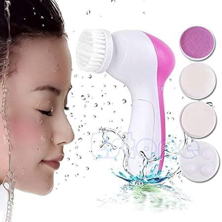 5-in-1 Portable Electric Facial Cleaner & Multifunction Massager