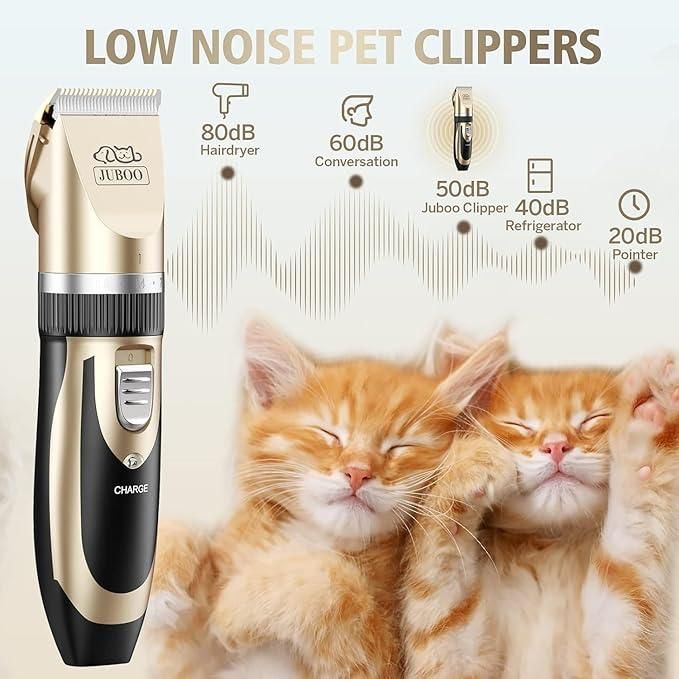 Cordless Pet Grooming Trimmer Set