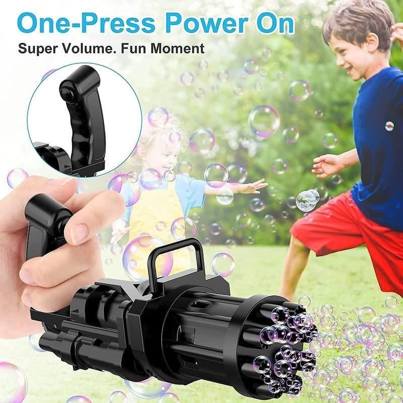8-Hole Automatic Gatling Bubble Gun
